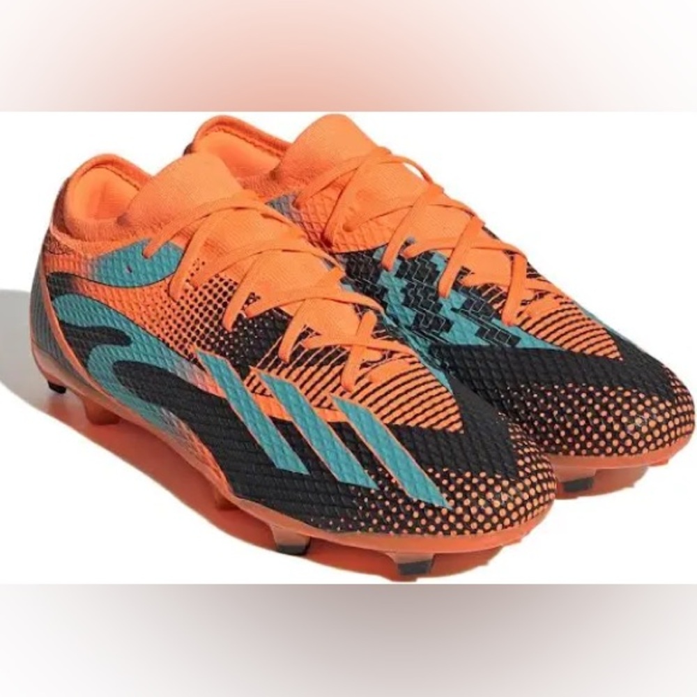ADIDAS X SPEEDPORTAL MESSI SOCCER FOOTBALL CLEATS KIDS SIZE 1 ORANGE BLACK NEW